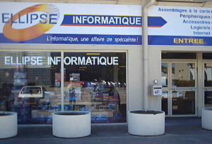 Vitrine de la boutique de Bourg-en-Bresse